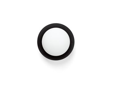 Faro May - plafonnier - Ø 12 x 8 cm - 4W LED inclus - IP44 - noir
