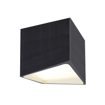 Maxlight Etna plafonnier - Ø 10 x 11 cm - 10W LED inclus - IP44 - noir