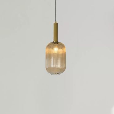 Lucide Maloto - Lampe suspendue - Ø 20 x 150 cm - ambre
