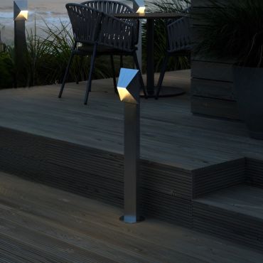 Nordlux Pontio - poteau de jardin - 15 x 15 x 85 cm - IP54 - acier galvanisé