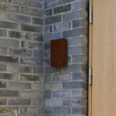 Nordlux Fold 15 - lampe murale extérieure - 15 x 21 x 4,5 cm - 2 x 5W LED inclus - IP54 - corten