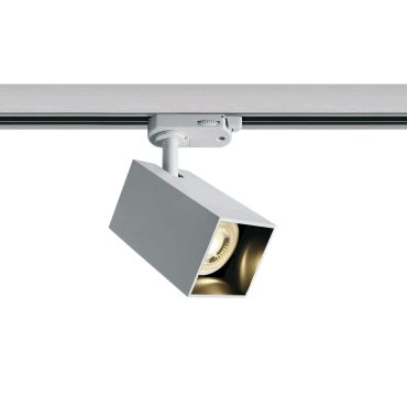 ONE Light Dark Light GU10 Track Spots - spot pour rail - système de rail triphasé - 6 x 6 x 11 cm - blanc