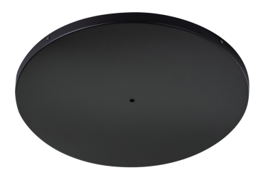ETH - cache plafond rond avec support transversal - Ø70 x 3 cm - noir mat
