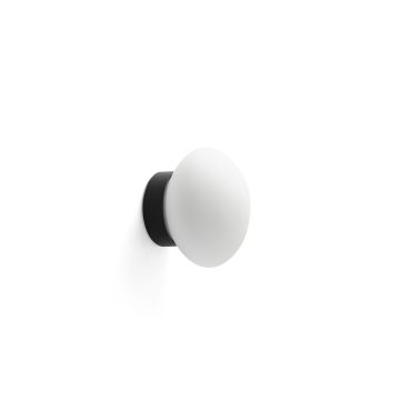 Faro Nubo 120 - applique murale - Ø 12 x 9 cm - 7,8W LED inclus - IP44 - noire mat et blanche