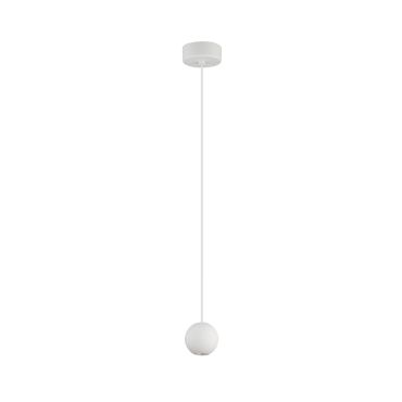 Nova Luce Nocci - lampe suspendue - Ø 5 x 158 cm - 4,5W LED inclus - blanc