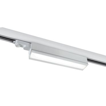 ONE Light Rail LED orientable - Système de rail triphasé - 50 x 6 x 10 cm - 40W LED inclus - blanc - couleur de lumière blanc chaud