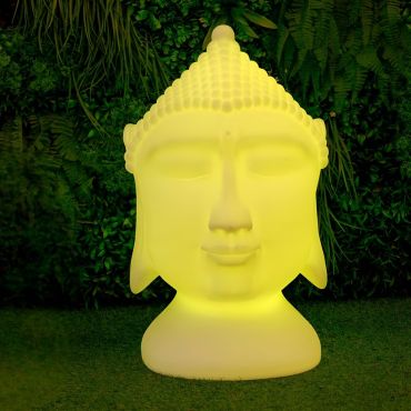 New Garden Goa - lampadaire rechargeable - Ø49 x 70 cm - 7W dimmable LED inclus - IP65 - blanc