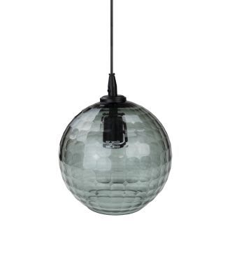 SECONDE CHANCE - Vico Hexagon - lampe suspendue - Ø 19 x 120 cm - fumé