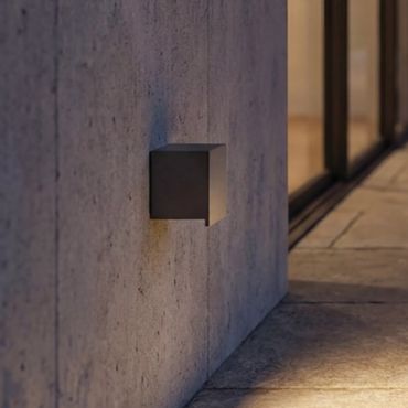 VK Lighting Pit - applique murale d'extérieur - 6,2 x 6,2 x 4,3 cm - 3W LED inclus - IP65 - vert