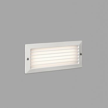 Faro Stripe II - applique encastrée - 23,3 x 7,7 x 10 cm - 5W LED inclus - IP54 - blanc mat