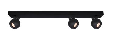 Artdelight Bolero - spot en saillie - 9 x 68 x 12,7 cm - noir
