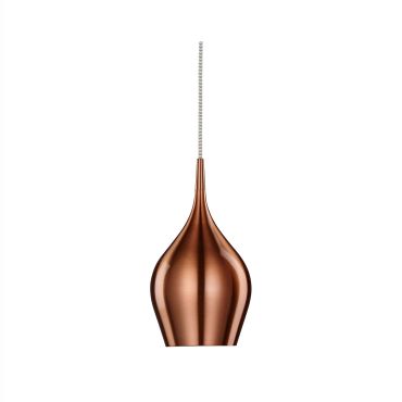 Searchlight Vibrant - lampe suspendue - Ø 12 x 142 cm - métal rose