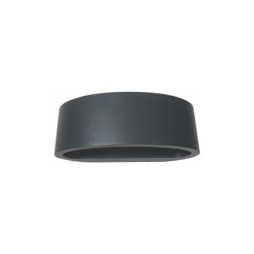 Artdelight Sharp - applique murale - 19 x 10 x 7 cm - 7,2W LED dimmable inclus - IP65 - anthracite