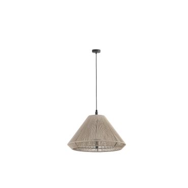 Faro Saigon - lampe suspendue - Ø 66,5 x 38 cm - IP65 - gris et beige