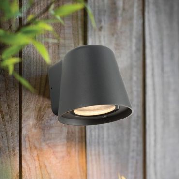 VK Lighting Teichos - applique d'extérieur - 10 x 11 x 9 cm - IP54 - anthracite