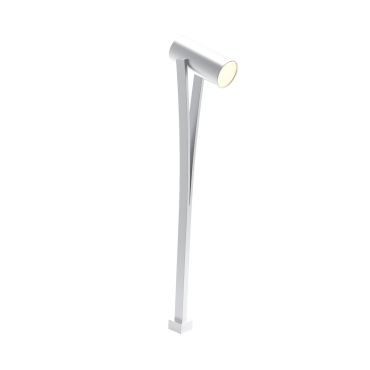 VK Lighting Stili - lampe de jardin - 7,5 x 19,4 x 80 cm - 10W LED inclus - blanc
