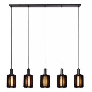 Lucide Lambres - lampe suspendue - 164 x 15 x 164 cm - noir