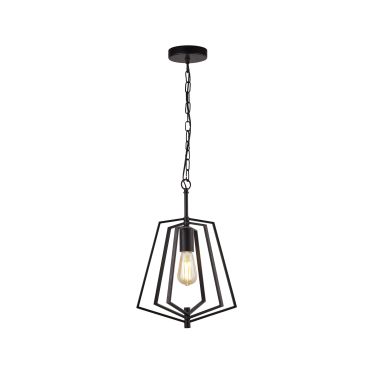Searchlight Slinky - lampe suspendue - 30 x 30 x 95 cm - noir mat