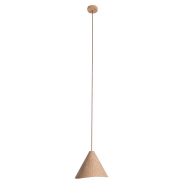 Maxlight Sakura - lampe suspendue - Ø 33,5 x 180 cm - brun clair