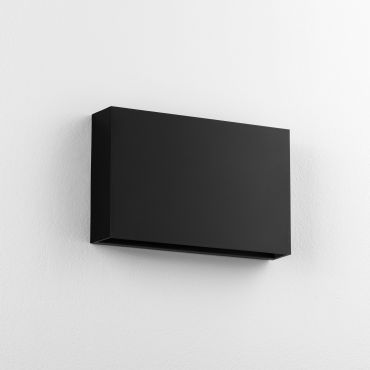 Nova Luce Yoko - applique murale extérieure - 20 x 12,5 x 3,9 cm - 13W LED inclus - IP65 - noir sablé