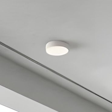 Nova Luce Judi - plafonnier - Ø 22 x 6 cm - 20W LED inclus - IP65 - blanc