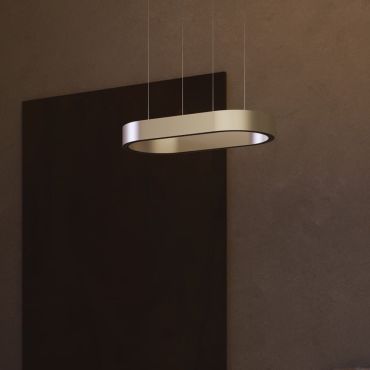 VK Lighting Aria - lampe suspendue - 30 x 306 x 58,8 cm - 60W dimmable LED inclus - or