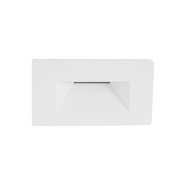 Nova Luce Cove - applique murale extérieure - 14 x 3,8 x 7,7 cm - 1,5W LED inclus - IP54 - blanc givré