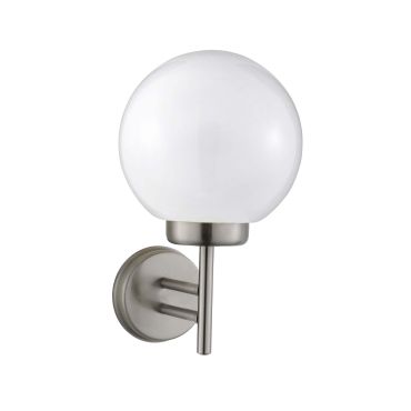 Searchlight Orb Lanterns - applique murale d'extérieur - 20 x 33 cm - IP44 - acier inoxydable