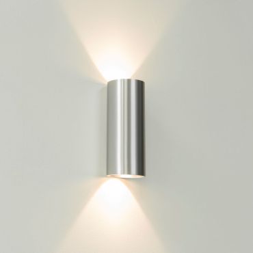 Artdelight Brody2 - applique murale - 7,2 x 7,2 x 18 cm - 2 x 4W LED dimmable inclus - IP54 - aluminium