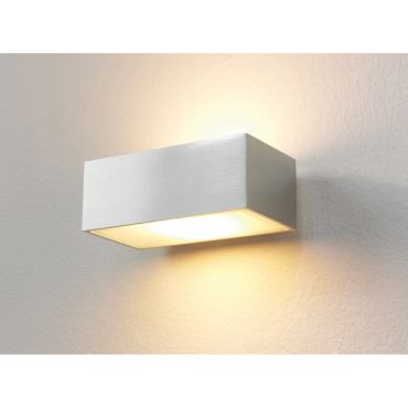 Artdelight Eindhoven100 - applique murale - 13 x 8,2 x 5 cm - 2 x 5W LED dimmable inclus - IP54 - aluminium