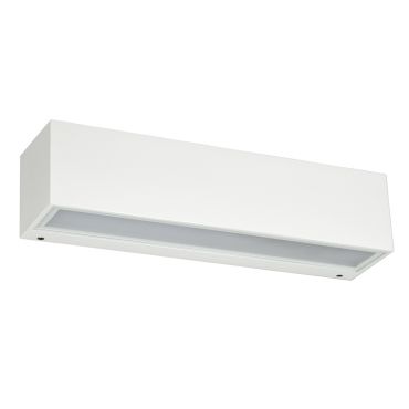 VK Lighting Desmi - applique extérieure - 25 x 6 x 6 cm - 7W LED inclus - IP65 - blanc