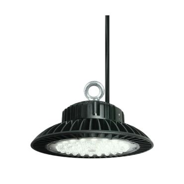 ONE Light Industrial LED UFO - plafonnier/mural extérieur - Ø 27 x 17 cm - 150W LED inclus - IP65 - noir