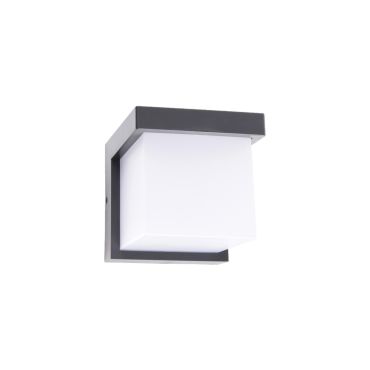 VK Lighting Neon - applique murale d'extérieur - 11,5 x 11,5 x 13 cm - 9W LED inclus - IP65 - anthracite