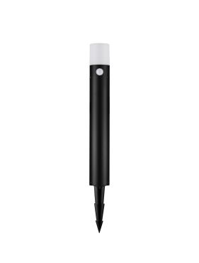 Nova Luce Paul - lampe de jardin sur pique - Ø 9,5 x 60 cm - 10W LED inclus - IP65 - noir sablé