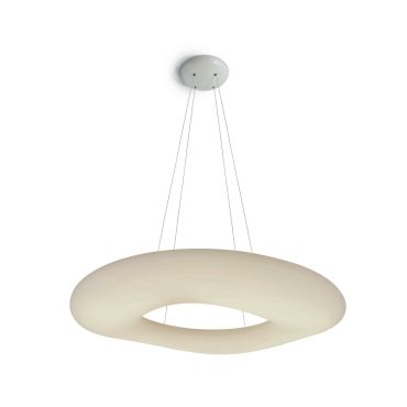 ONE Light Cloud Pendant Series - lampe suspendue - Ø 75 x 150 cm - 80W LED inclus - blanc