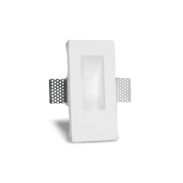 Artdelight Pires - Applique encastrée - 8 x 4,8 x 16,5 cm - 2W LED inclus - blanc