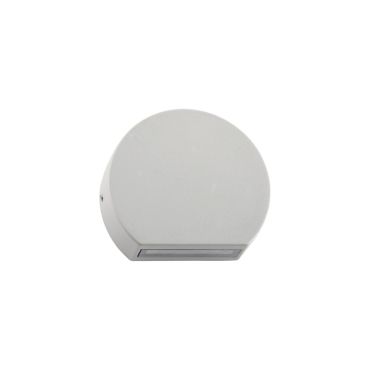 VK Lighting Lun - applique murale d'extérieur - 10 x 8,8 x 3 cm - 3W LED inclus - IP54 - gris