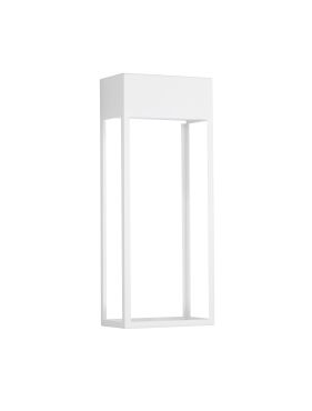 Nova Luce Moby - applique murale extérieure - 16 x 40 x 9 cm - 20W LED inclus - IP65 - blanc sablé