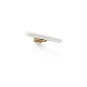 Faro Calma - applique murale - 30 x 5,5 cm - 5W LED inclus - IP44 - or brossé