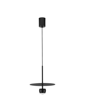 Nova Luce Edem - lampe suspendue - Ø 30 x 217 cm - 8W LED inclus - noir sablé