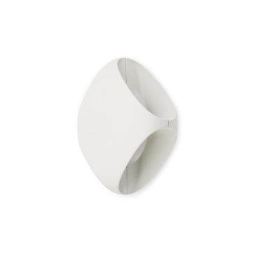 Faro Bu-oh ! - applique murale - 15,5 x 9 x 15,5 cm - 12W LED inclus - IP65 - blanc mat