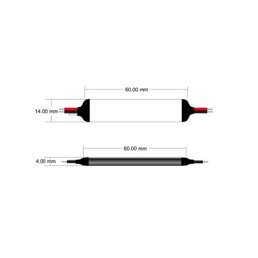 Roi Du Luminaire - contrôleur RF mini monocouleur - 6 x 1,4 x 0,4 cm - max. 75W