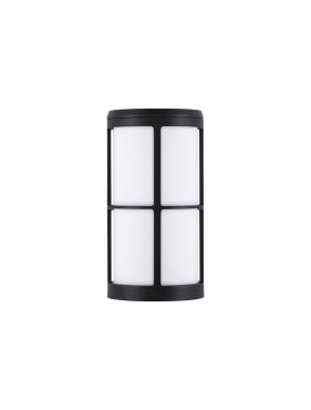 Nova Luce Stone - applique murale extérieure - Ø 12 x 23 x 15 cm - IP54 - anthracite foncé