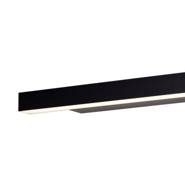 MODÈLE D’EXPOSITION - Maxlight Linear - applique murale - 57 x 10 x 4,5 cm - 18W LED inclus - IP44 - noir