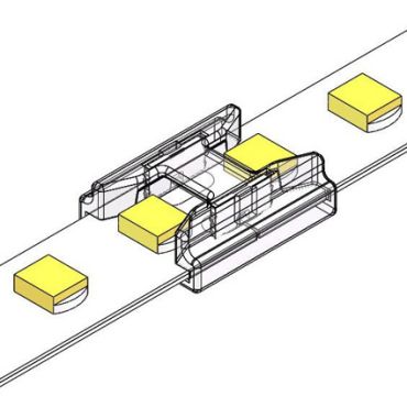 Roi Du Luminaire - connecteur - pour ruban LED SMD 8 mm monocolore