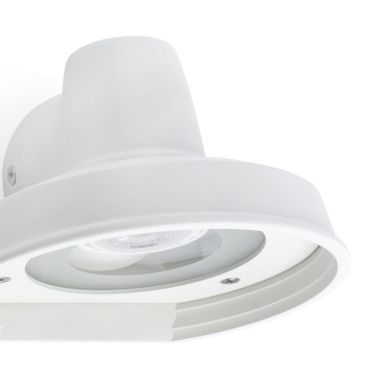 Faro Bronx - applique murale - 14,4 x 13,3 x 9,6 cm - IP44 - blanc mat