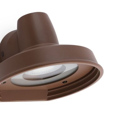 Faro Bronx - applique murale - 14,4 x 13,3 x 9,6 cm - IP44 - brun