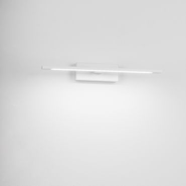 Nova Luce Mondrian - lampe miroir - 41,5 x 14 x 6 cm - 12W LED inclus - IP44 - blanc sable