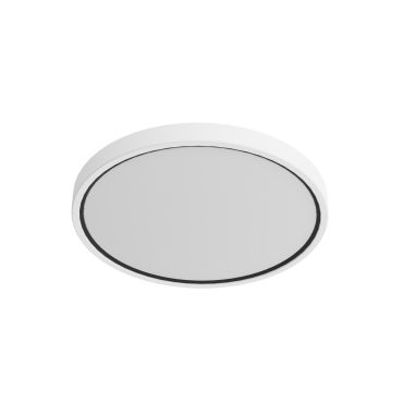 Nordlux Noxy - plafonnier de salle de bains - Ø 35 x 5 cm - 3 étapes Moodmaker Fonction SceneSelect - 15W LED inclus - IP44 - blanc