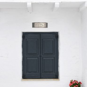 Nova Luce Zenith - applique d'extérieur - 30,3 x 10 x 9 cm - IP44 - gris foncé